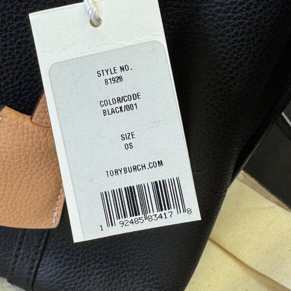 Tory Burch Perry Small Leather Tote – Black - Picture 8 of 8